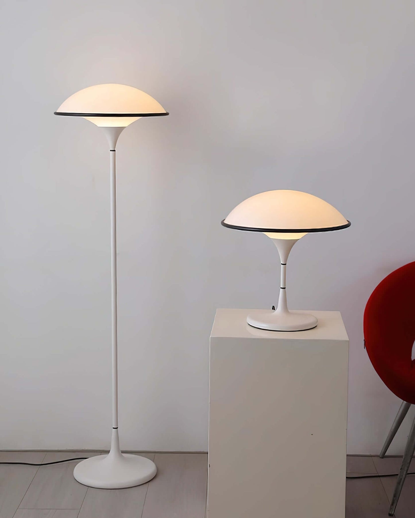 Designer Tischlampe Fontana Schwarz