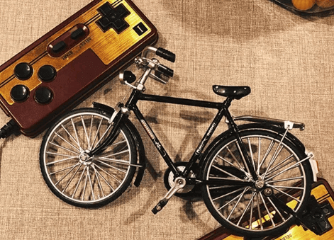 DIY Retro Fahrradmodell Bausatz - Nostalgisches Deko-Objekt