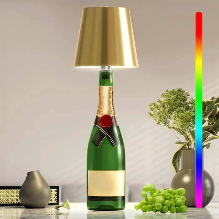 Lampe de table LED à intensité variable, lampe tactile à piles, 3 couleurs de lumière