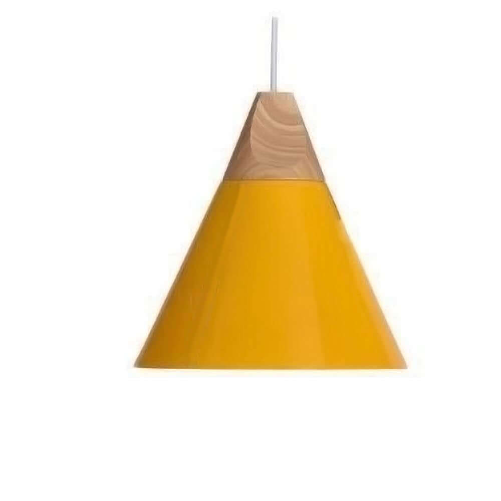 Lampe suspendue en bois et métal pour chambre d'enfant