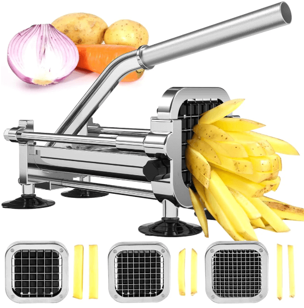 Coupe-pommes de terre en acier inoxydable - frites et légumes