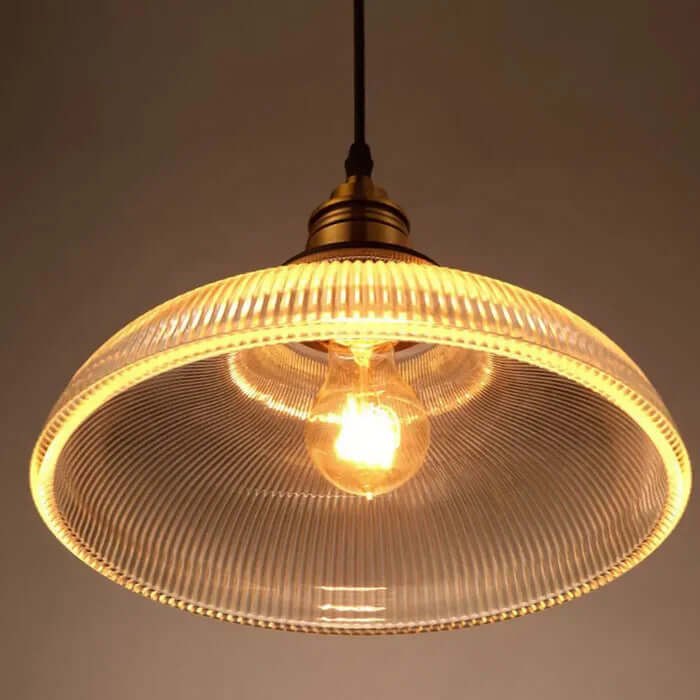 Suspension élégante en verre - 120 cm