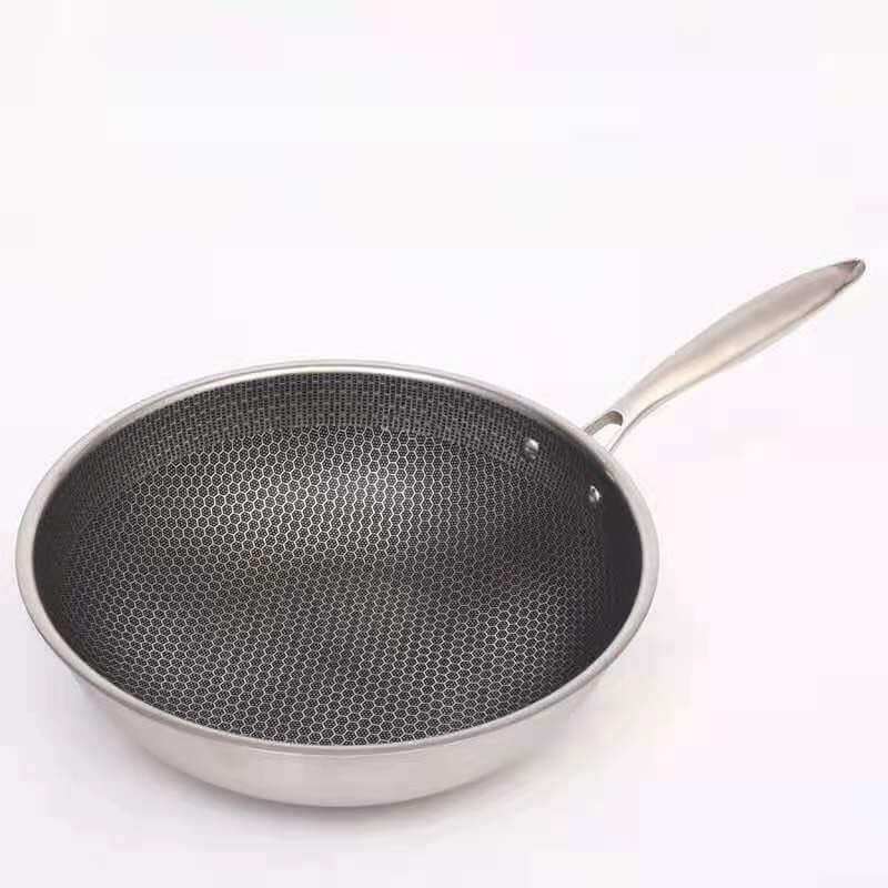 Antihaft-Bratpfanne 28cm - Edelstahl Induktion - Kratzfest