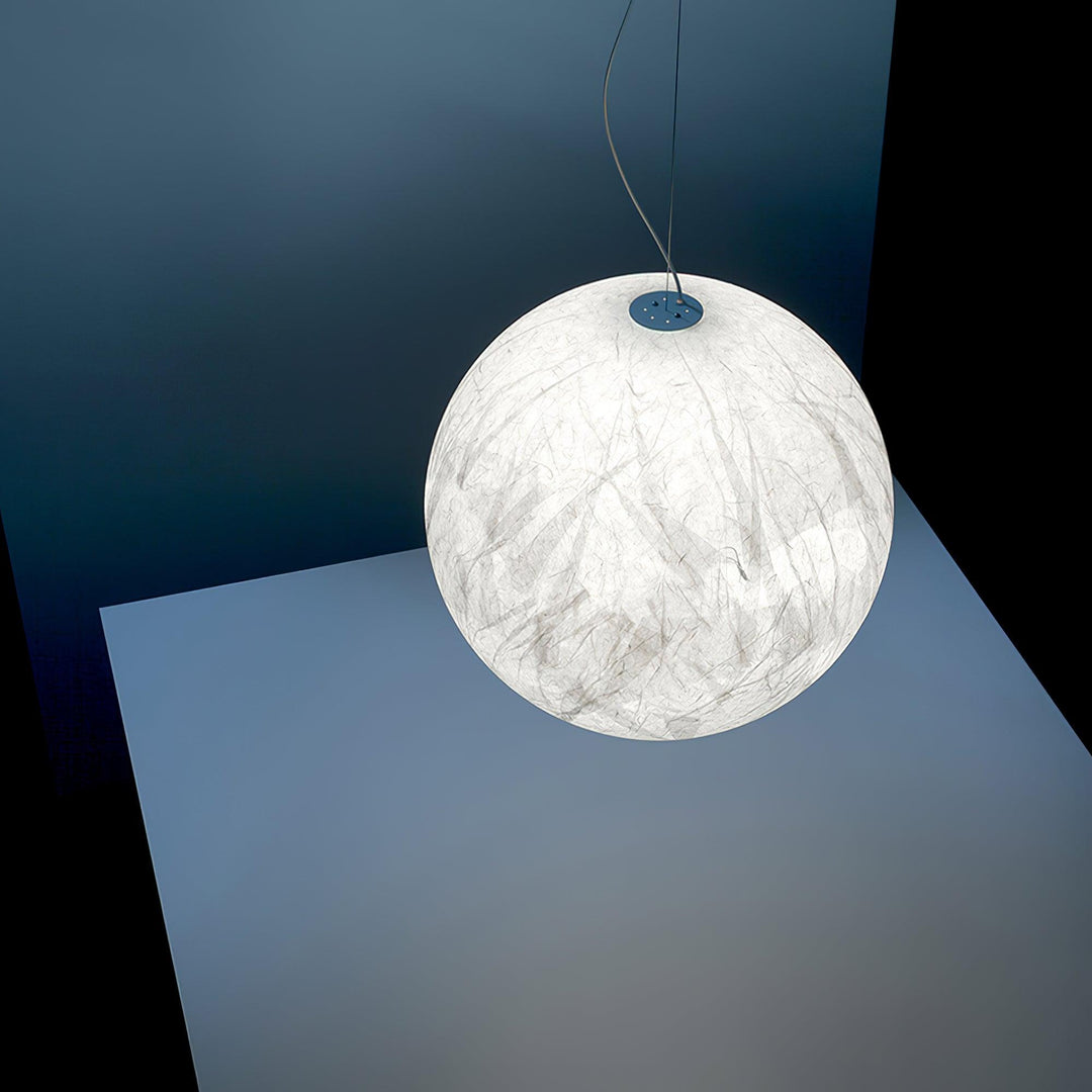 Suspension en soie Moon - design moderne