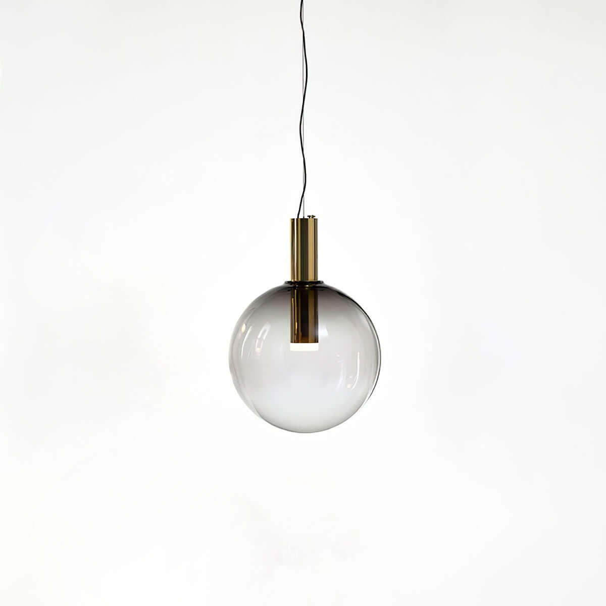 Elegante Pendelleuchte Glas & Metall