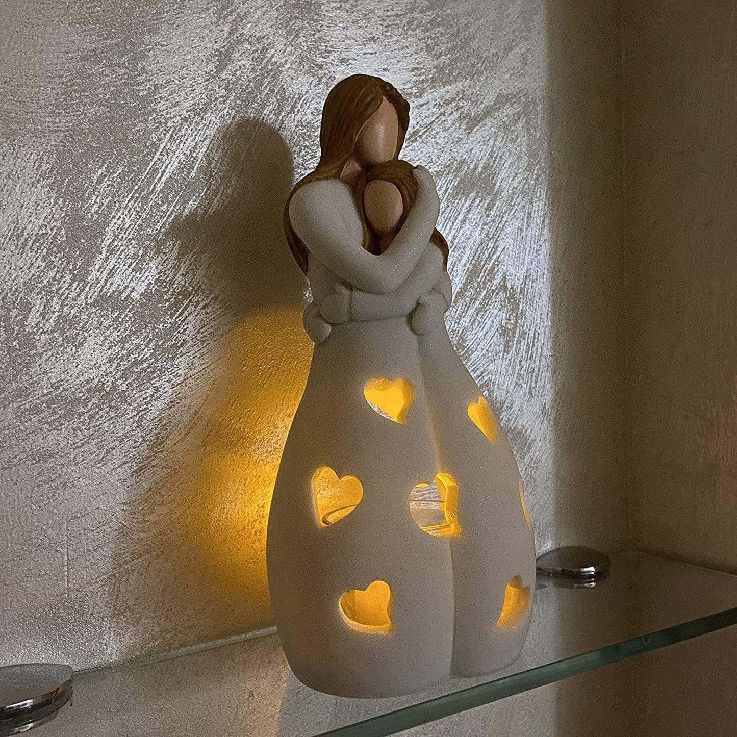 Dekorative Liebeslicht Lampe, 22cm, Beige