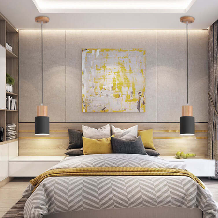 Lampe suspendue LED cylindrique moderne - éclairage élégant