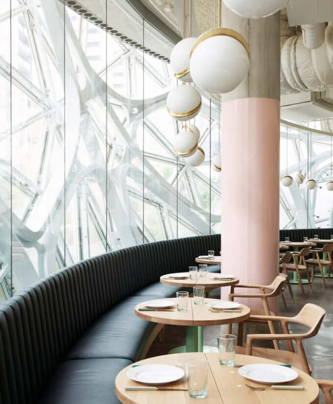 Suspension en forme de lune Design moderne