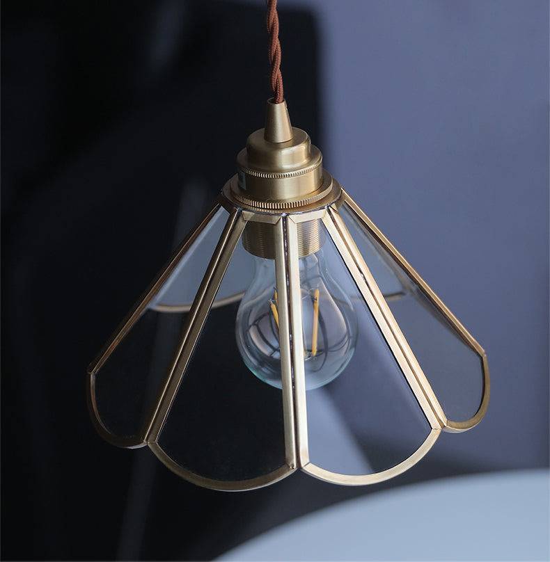 Elegante Glas-Pendelleuchte