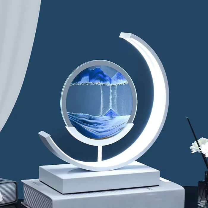 3D Sandbild Tischlampe - Dynamische Kunst