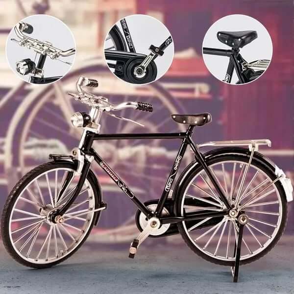 Kit de maquette de vélo rétro à monter soi-même - Objet décoratif nostalgique