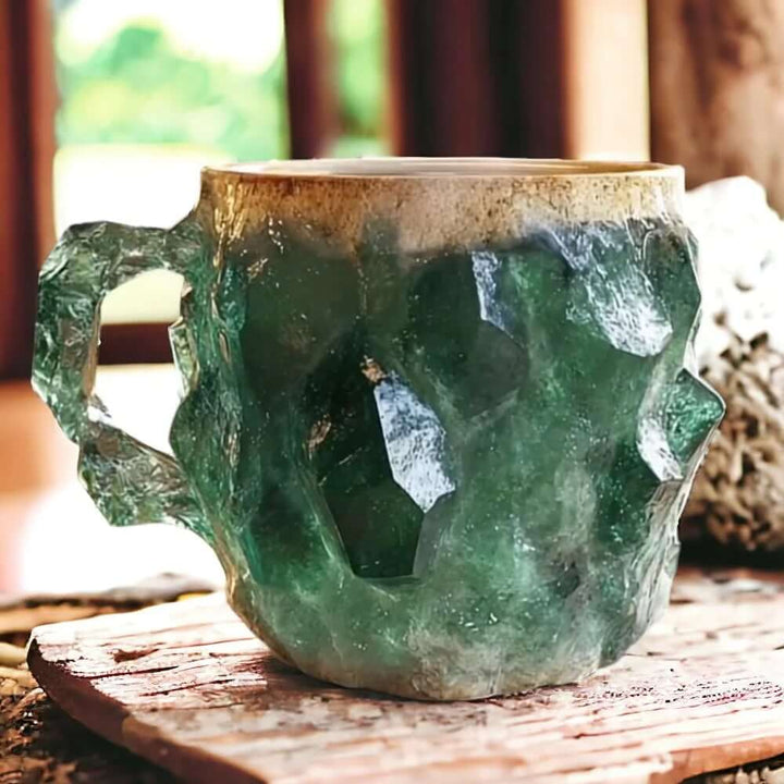 Tasse à café en verre cristal 350 ml