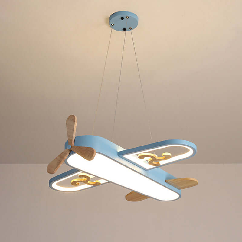 Plafonnier LED avion pour chambre d'enfant