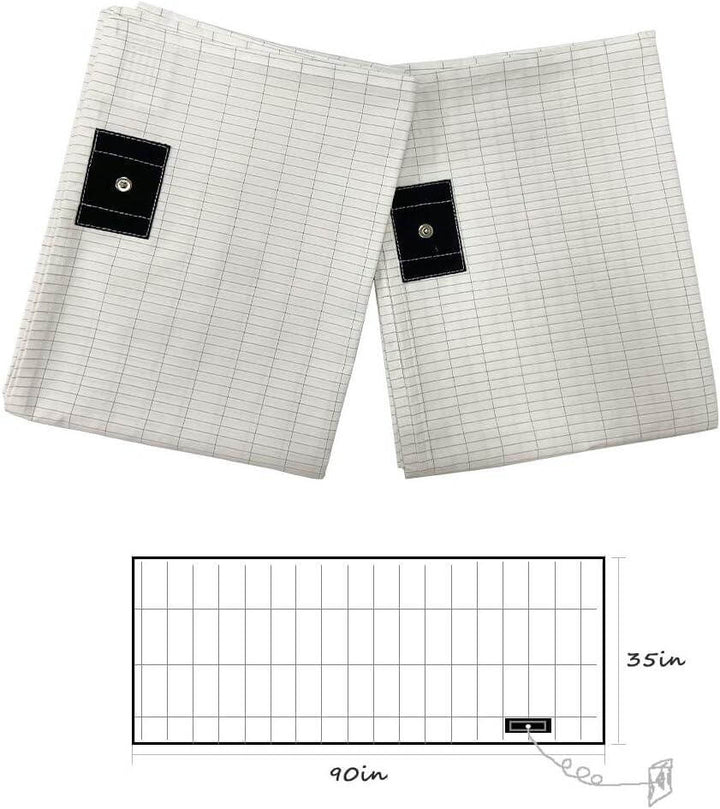 Erholsames Erdungsbettlaken für besseren Schlaf