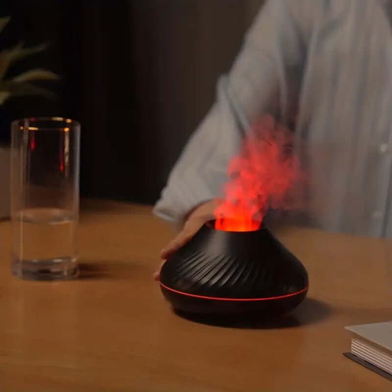 Ultraschall Aroma Diffuser mit Flammeneffekt