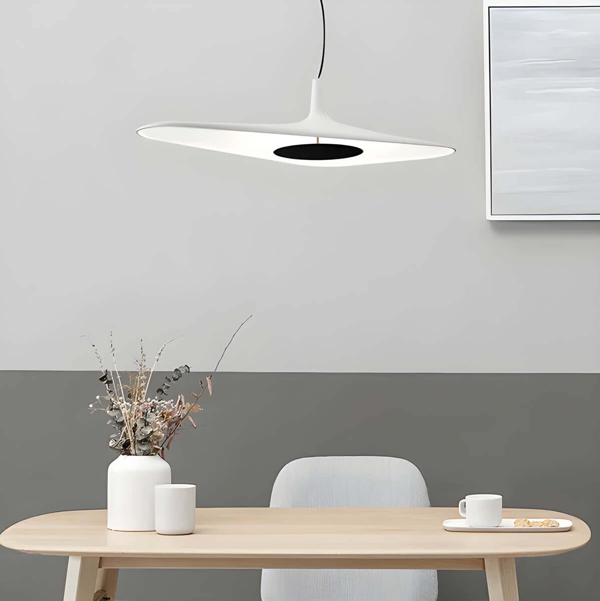 Designer-Pendelleuchte, Modernes Kunstharz, 60/80cm