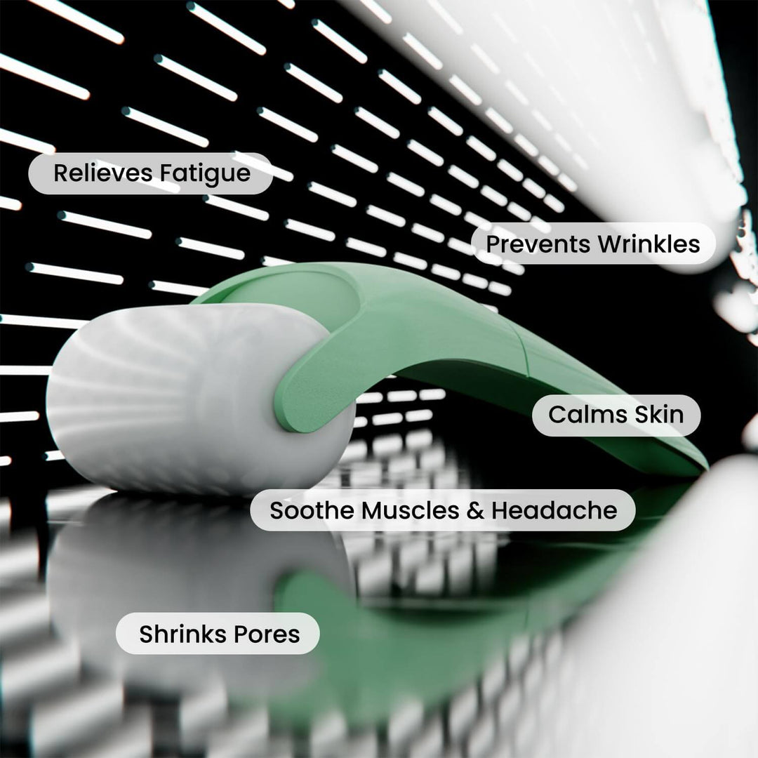 Rouleau de glace pour le visage - anti-rides et anti-poches