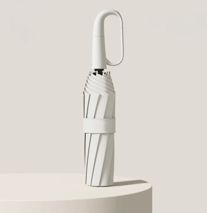 Sturmsicherer Regenschirm mit Reflektoren