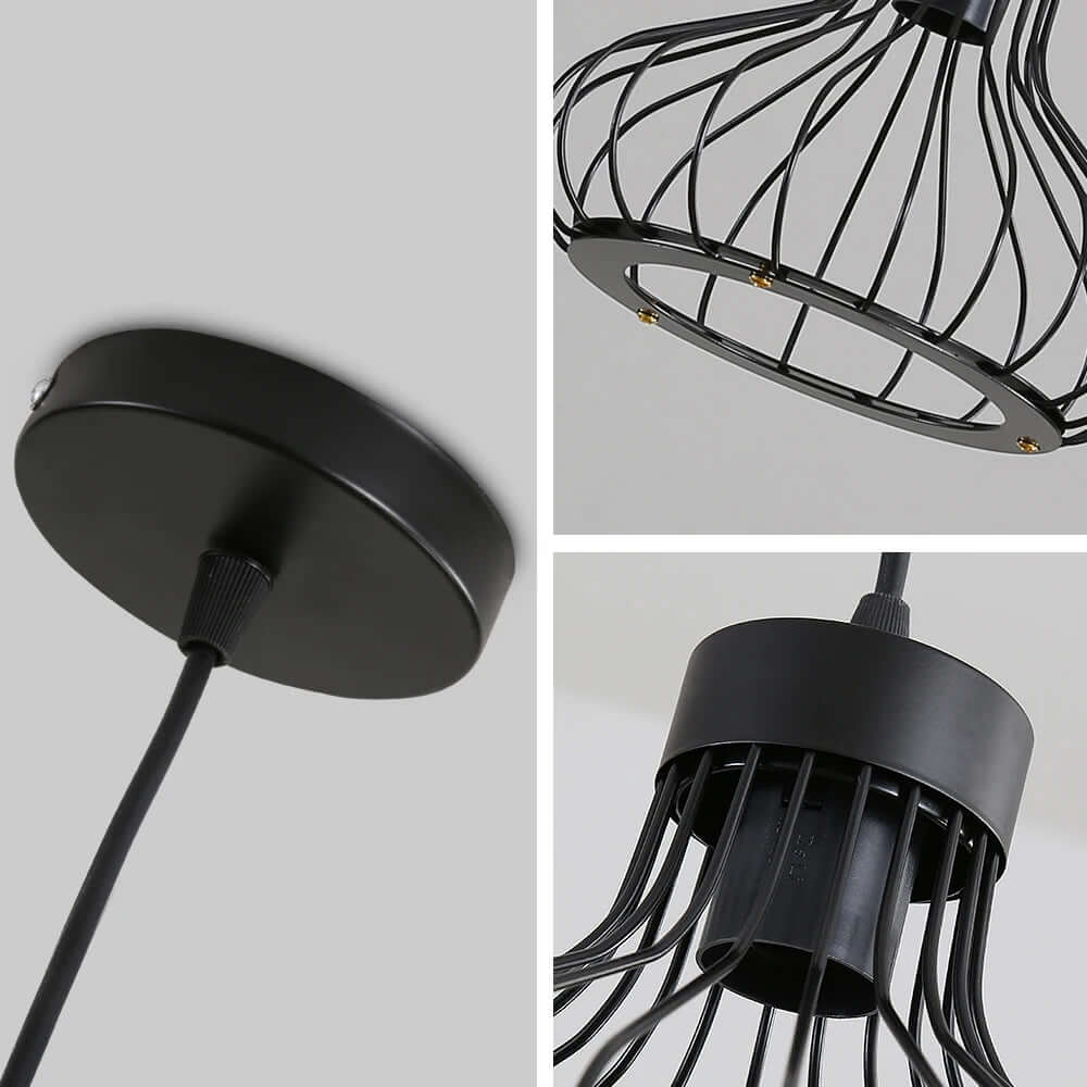 Moderne Metall-Pendelleuchte