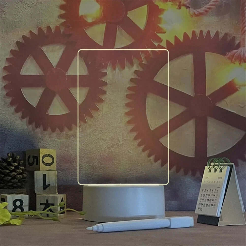 Bloc-notes lumineux à LED A5