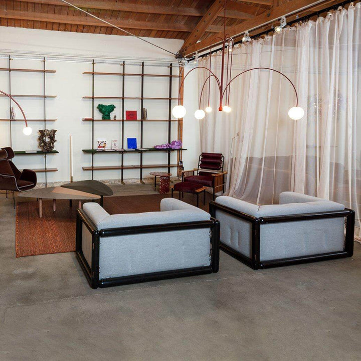 Suspension élégante en verre et métal