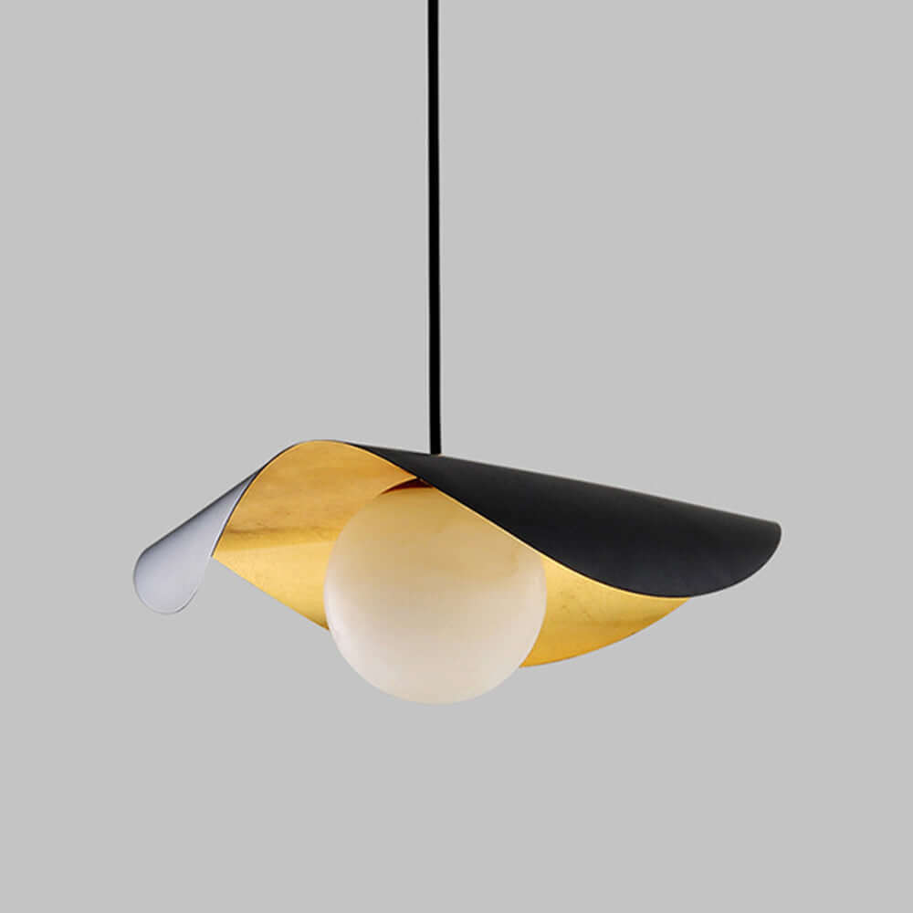 Lampe suspendue moderne en métal au design chaleureux
