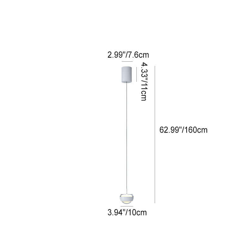 Halbkreis LED Pendelleuchte Modernes Design