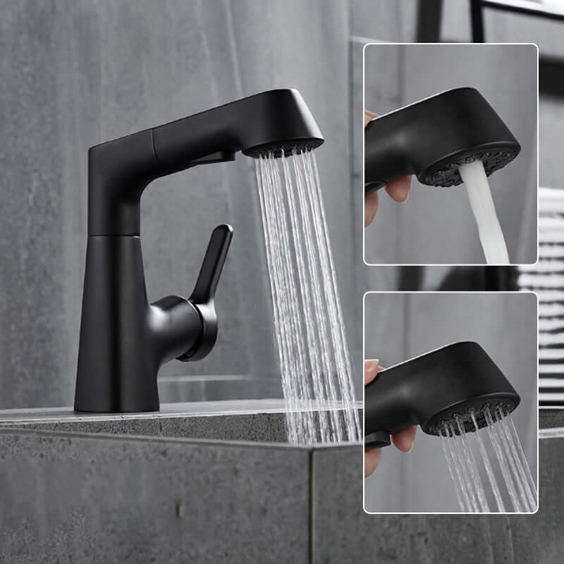 Mitigeur de lavabo avec douchette extractible