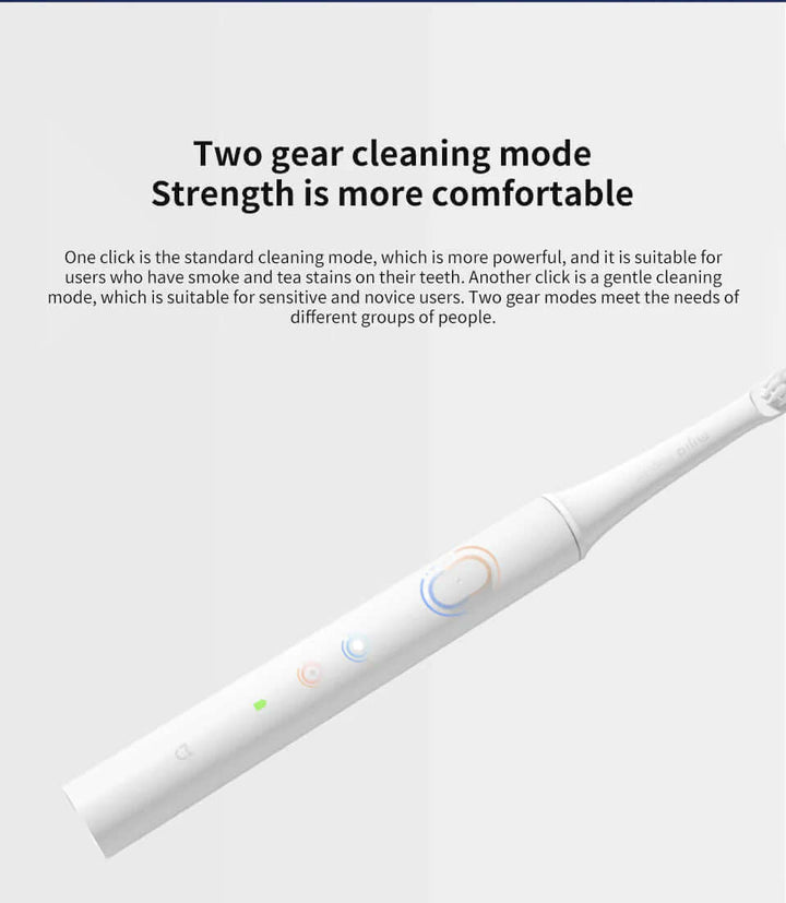 Elektrische Schallzahnbürste - USB-Ladung & Wasserdicht