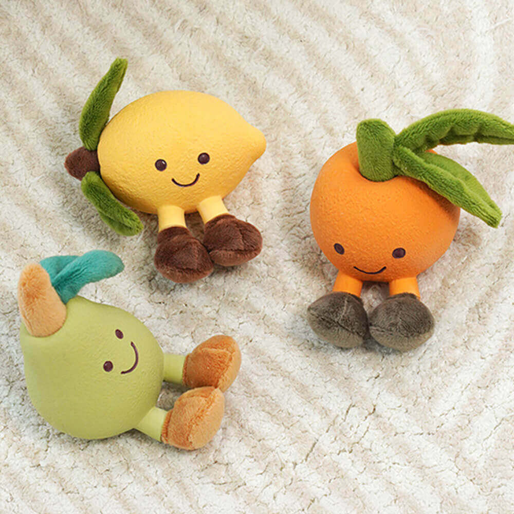 Jouet couineur pour chien - jouet aux fruits