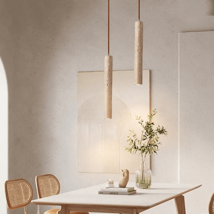 Lustres LED minimalistes de style Wabi-Sabi