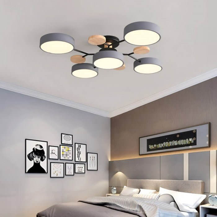 Verzweigte LED-Deckenleuchte Modernes Design