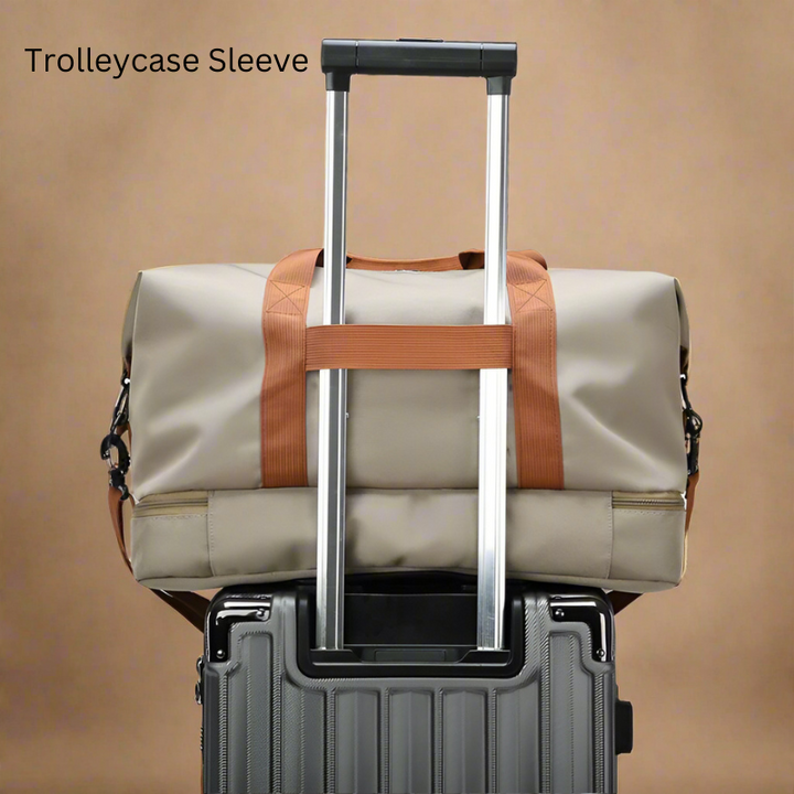 "FlexFit Pro Duffel - Kompakte, elegante Reisetasche mit zahlreichen Fächern, ideal für Fitnessstudio und Abenteuerreisen."