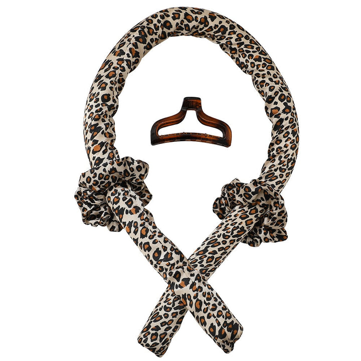 Flexibler Lockenwickler für sanfte Wellen, pastellfarben, weiches Material für gesundes Styling ohne Hitze.