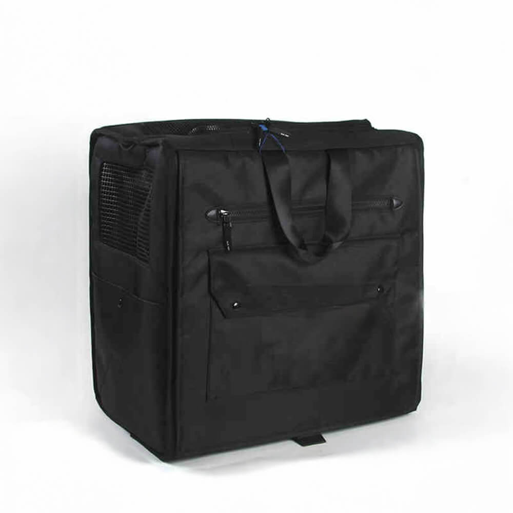 "Großer, atmungsaktiver Reise-Rucksack für Haustiere aus wasserdichtem Material, mit ergonomischen Gurten und Mesh-Design."