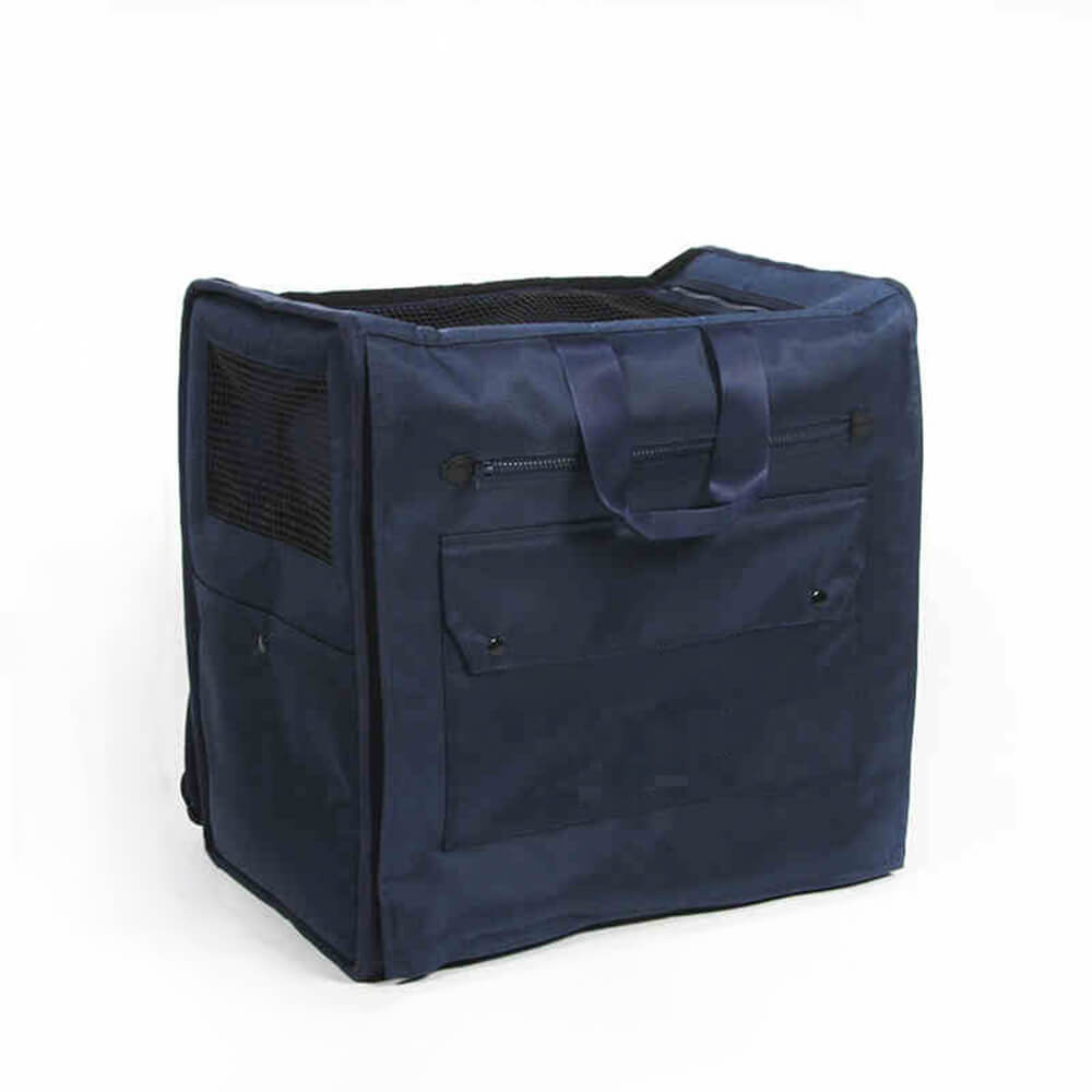 "Großer, atmungsaktiver Reise-Rucksack für Haustiere aus wasserdichtem Material, mit ergonomischen Gurten und Mesh-Design."