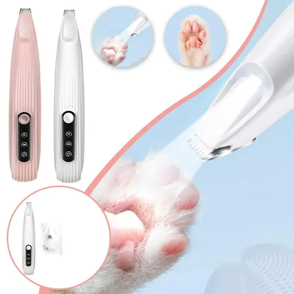 "Haustier Pfoten Trimmgerät, sicheres Pflegewerkzeug für empfindliche Pfoten, abgerundete Spitzen, komfortable Anwendung."