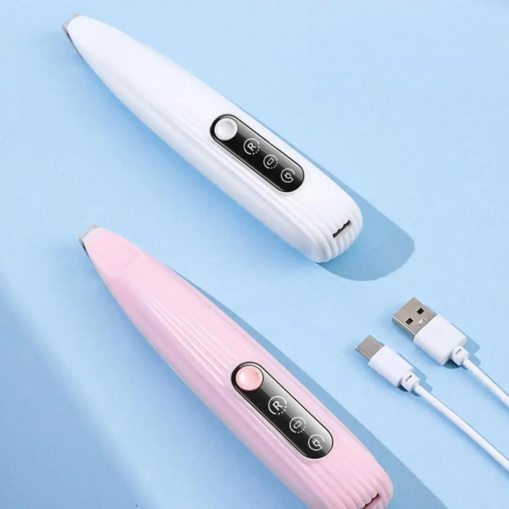 "Haustier Pfoten Trimmgerät, sicheres Pflegewerkzeug für empfindliche Pfoten, abgerundete Spitzen, komfortable Anwendung."