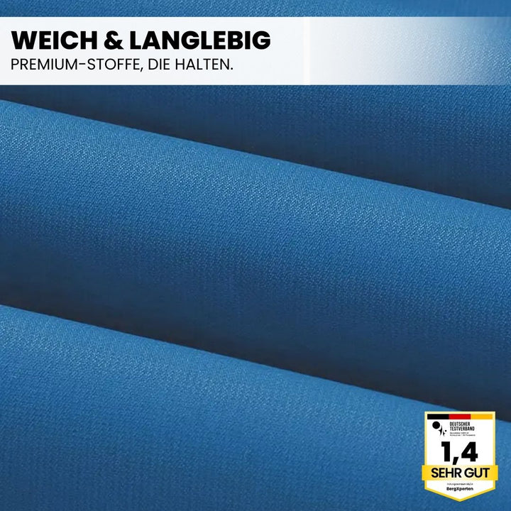 "Herren Outdoorjacke, wasserdicht, warm gefüttert, mit Kapuze, Color-Block-Design, ideal für Camping und Wandern"