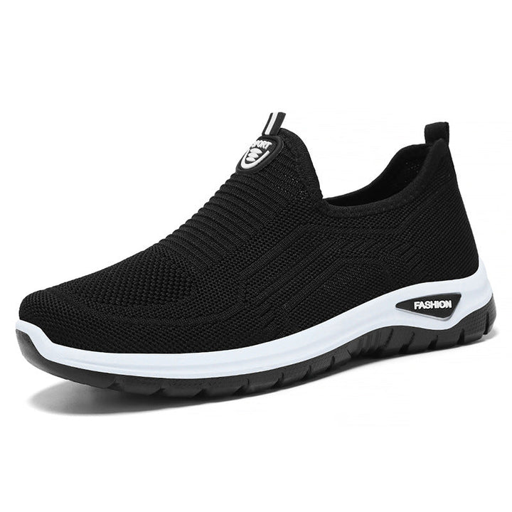 "Herren Slip-On Sneakers, atmungsaktiv, mit flexiblem Strick-Obermaterial für Komfort und sportlichen Look. Perfekt für Allta
