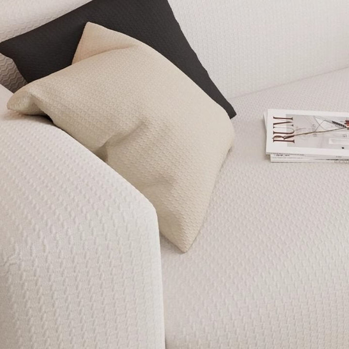 "Hochelastischer, wasserdichter Sofaschutz in Beige, kratzfest und anpassbar für perfekten Schutz und stilvolles Design"