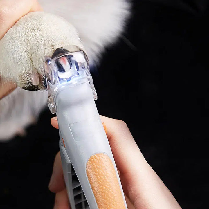 "Hund Nagelknipser mit Schnellsensor, ergonomisches Design, Edelstahl, sicher und schmerzfrei, für präzise Krallenpflege"