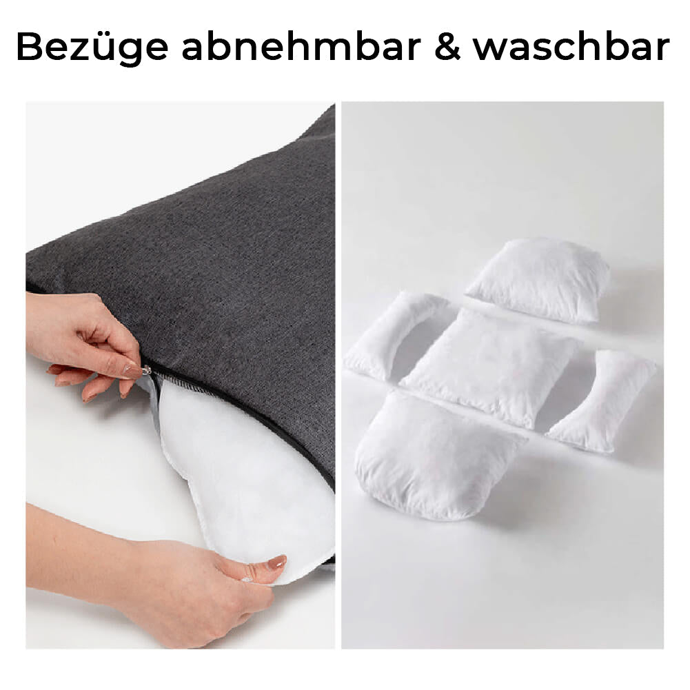 "Hunde-Autositzbett, grau, Einzelsitz, mit verstellbaren Gurten und abnehmbarem Bezug für Sicherheit und Komfort."