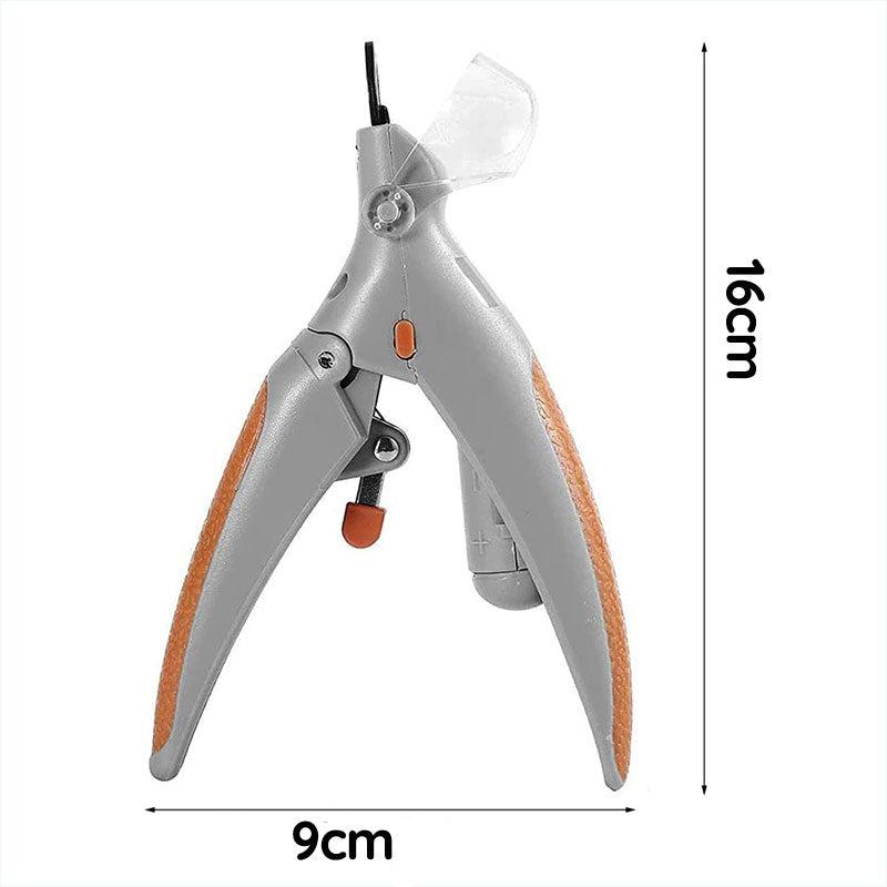 "Hundenagelknipser mit präzisen Sensoren, ergonomischem Griff und Edelstahlklingen, sicher für Haustiere."