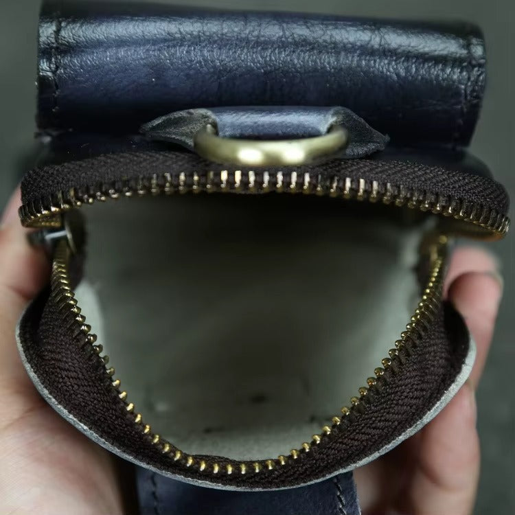 Herren Leder Hüfttasche Gürteltasche