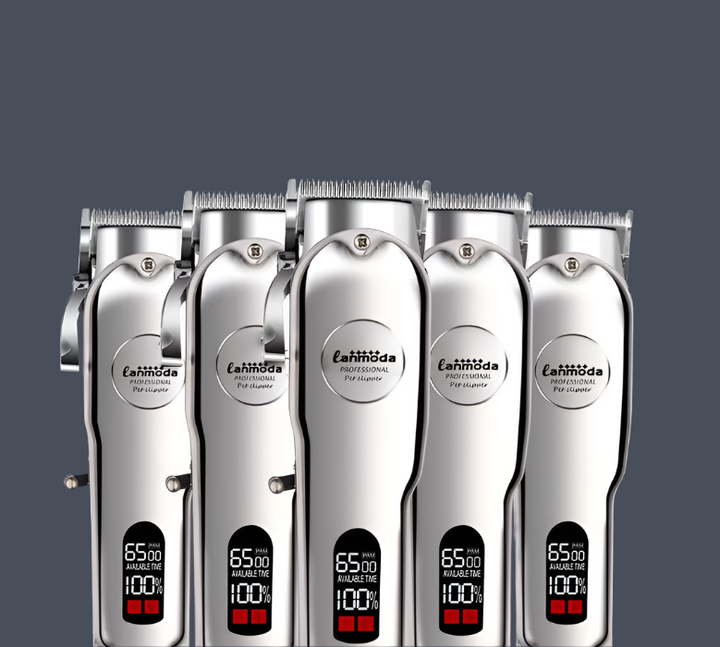 "Kabelloser, leiser Haustier-Trimmer mit Edelstahl- und Keramikklingen und Aufsätzen für Hunde und Katzen."