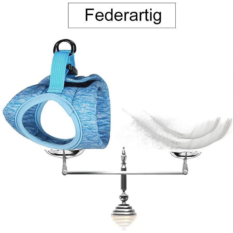 "Komfortables, atmungsaktives Katzen-Geschirr mit Anti-Ausbruchs-Funktion und Leine, ideal für sichere Spaziergänge."
