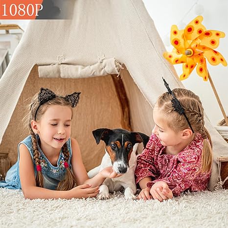 Kompakte WiFi Mini-Sicherheitskamera 1080P, wetterfest, ideal für drinnen und draußen, mit klaren Full HD-Bildern.