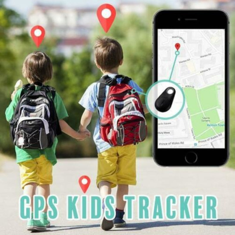 Kompakter Mini GPS-Tracker für Kinder, Haustiere; erhältlich in Blau, Grün, Rosa, Schwarz; bietet diskrete Sicherheit.