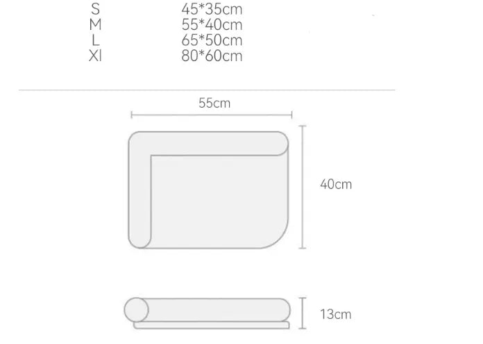 "Kühlmatte mit erhöhtem Rand für Katzen, ideal für Sommerhitze, bietet kühle Liegefläche und Komfort für Haustiere."